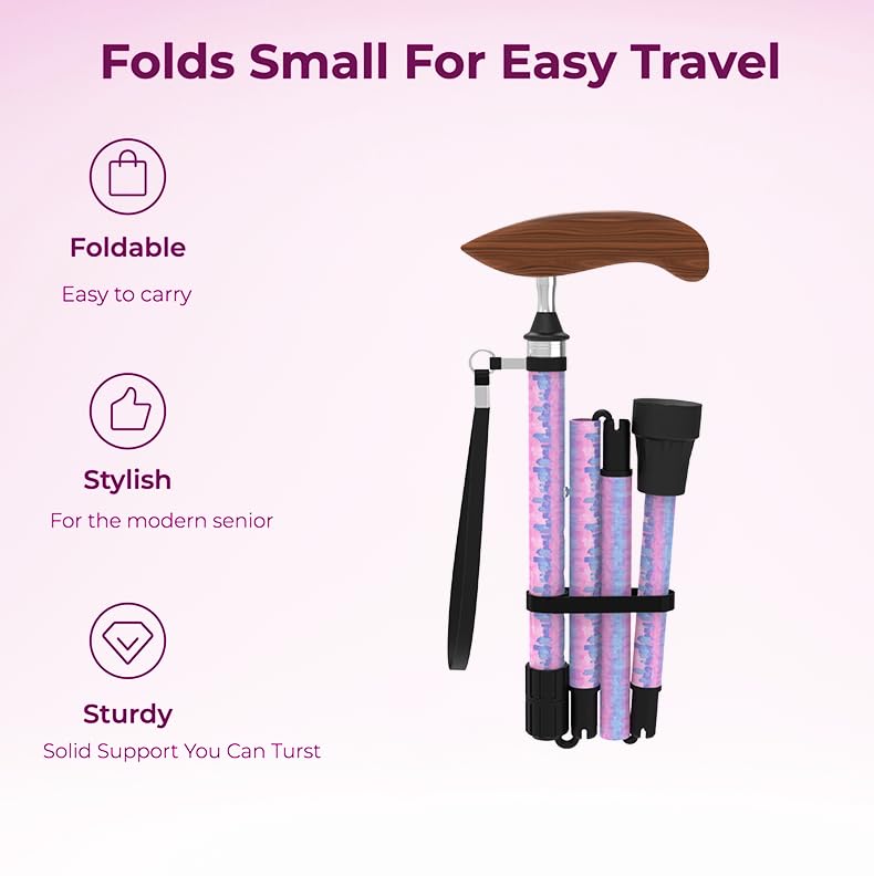 Intercare Folding Cane — Urban Wood