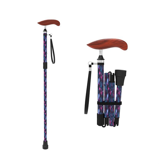 Intercare Folding Cane — Sci-Fi Print