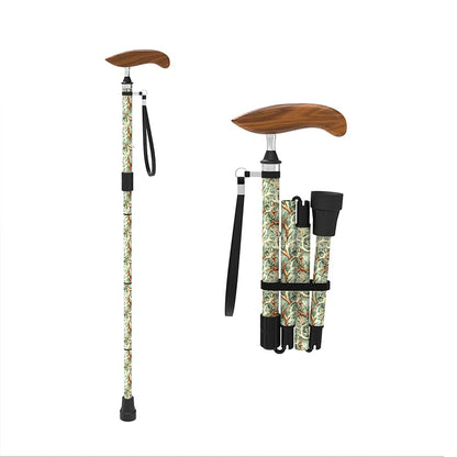 Intercare Folding Cane — Forest Print