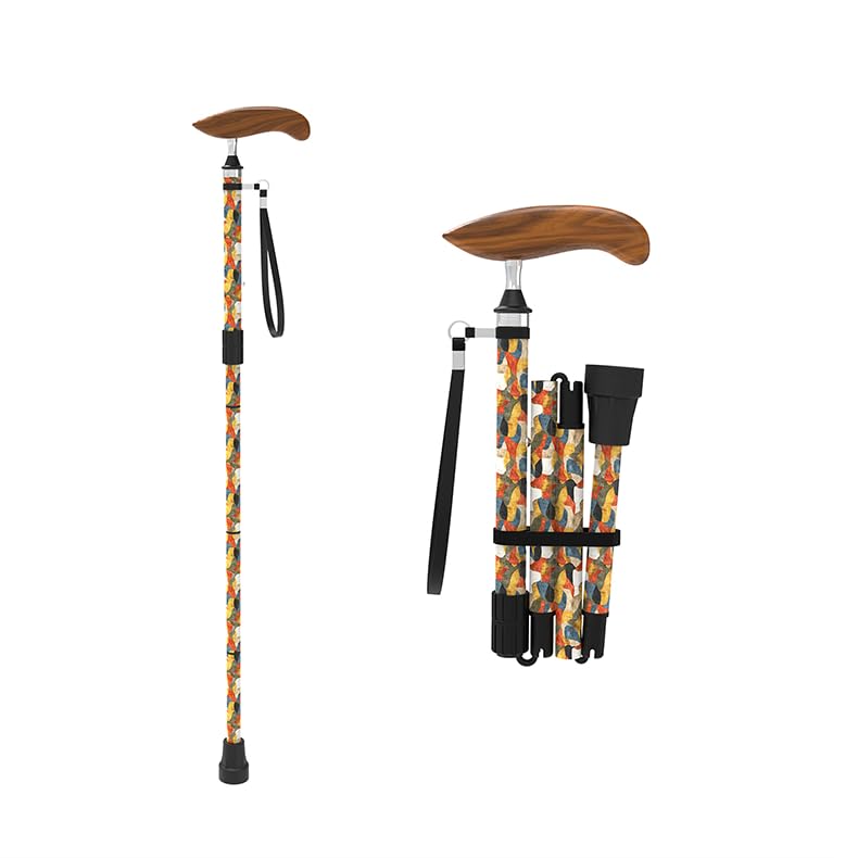 Intercare Folding Cane — Artistic Print