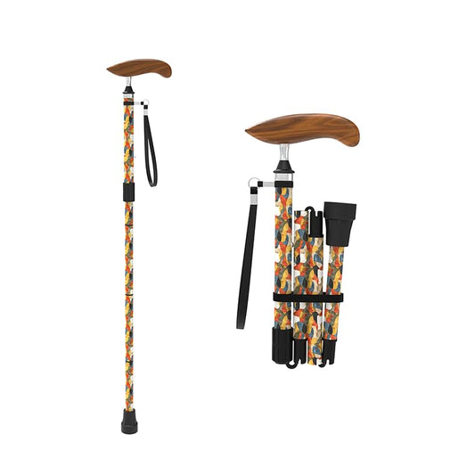 Intercare Folding Cane — Artistic Print
