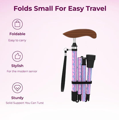 Intercare Folding Cane — Urban Wood