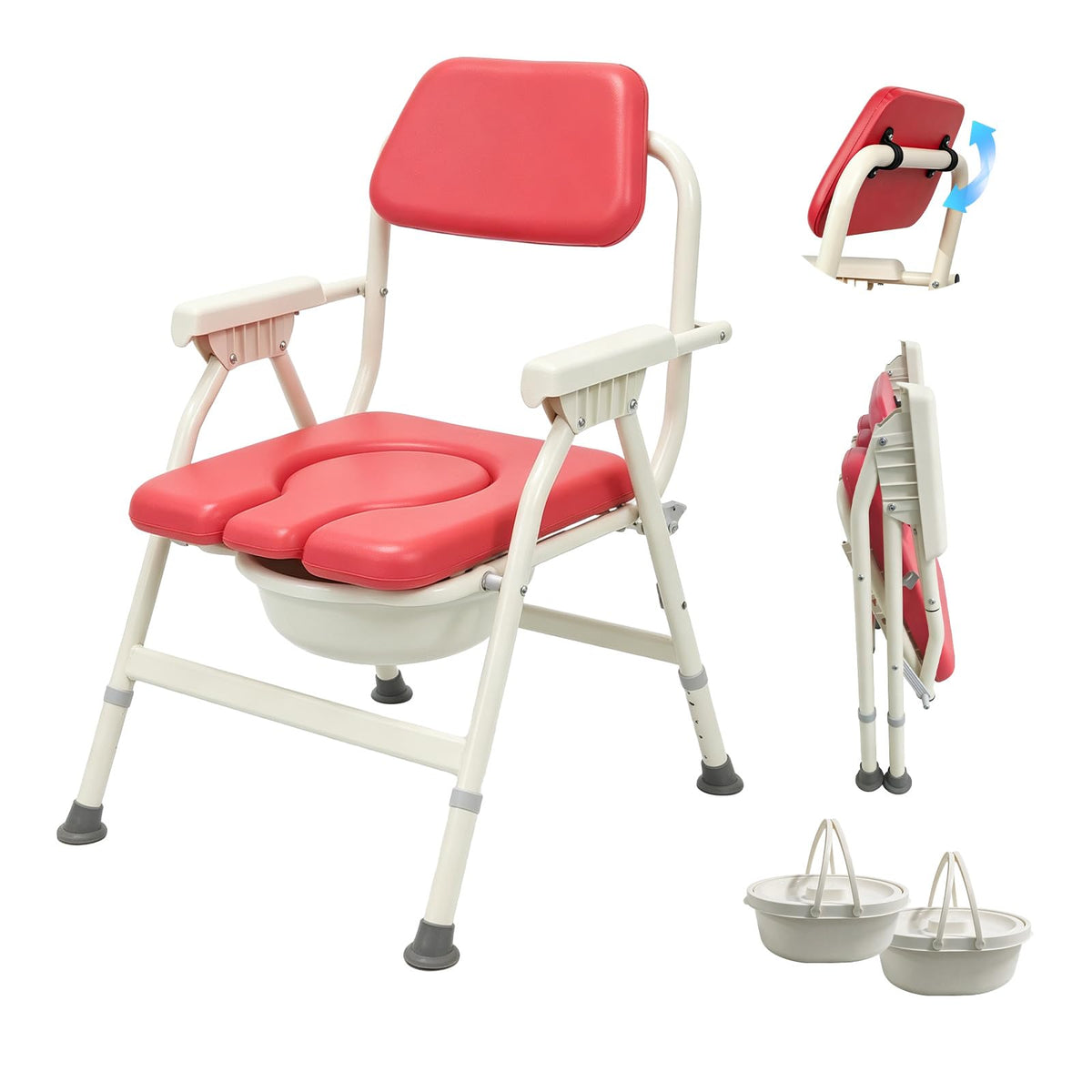 Unioncare Foldable Bedside Commode — <Color>