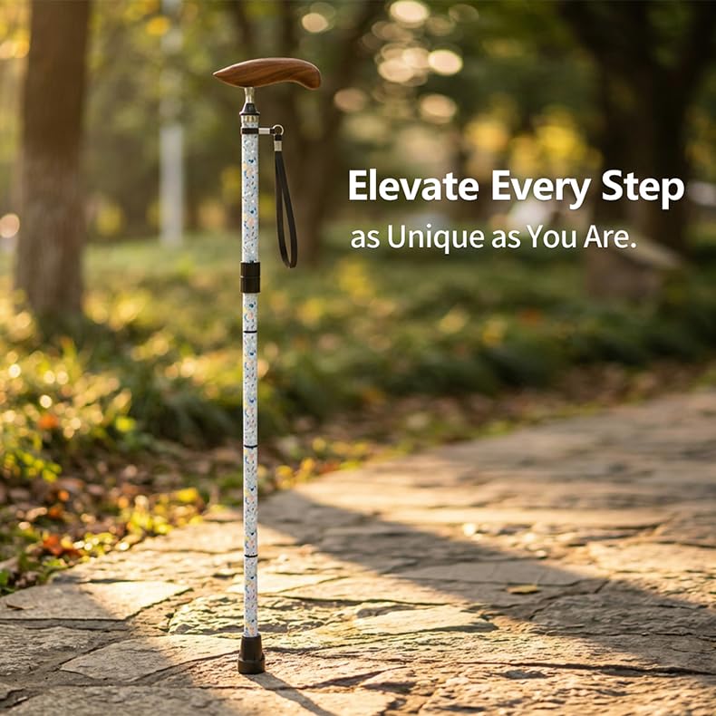 Intercare Folding Cane — Blue Ocean