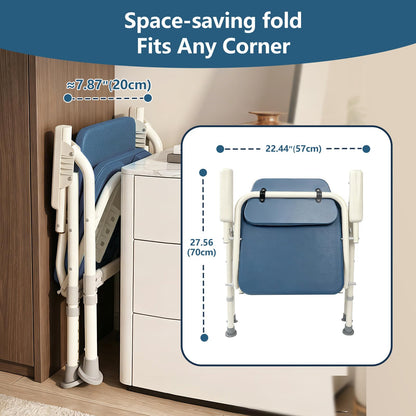 Unioncare 2-in-1 Bedside Commode & Shower Chair