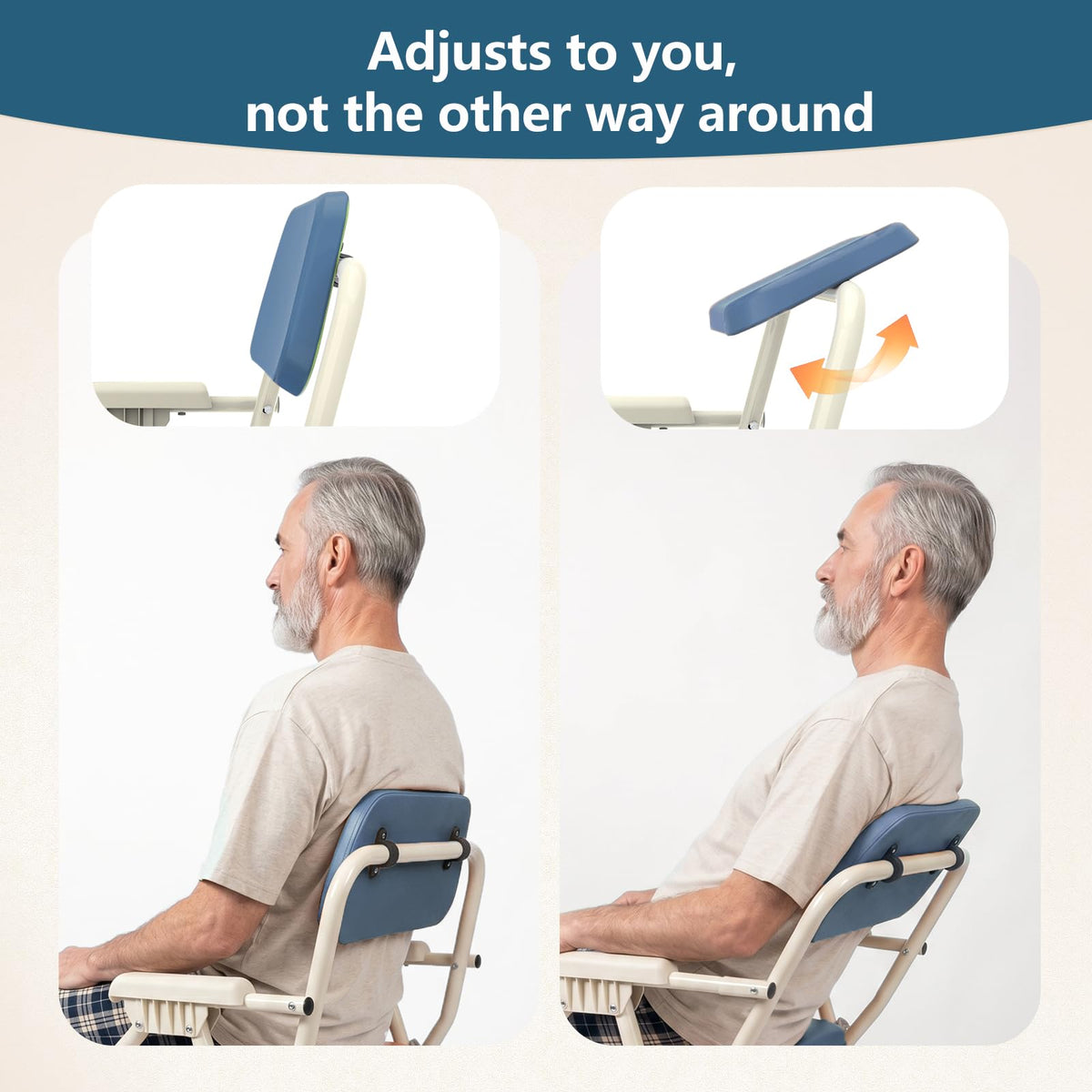 Unioncare 2-in-1 Bedside Commode & Shower Chair