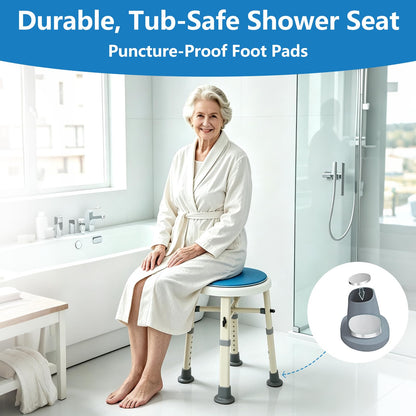 Unioncare 360° Swivel Shower Stool — 440 lb
